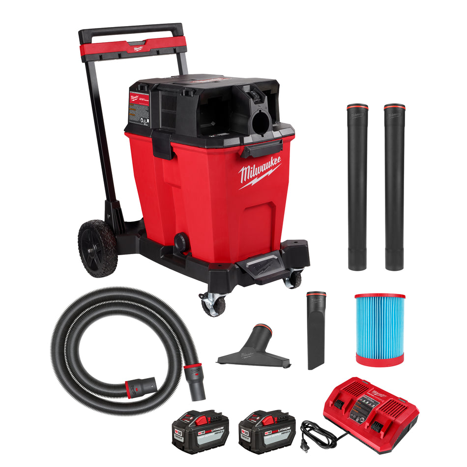 Kit d’aspirateur sec/humide à deux batteries de 12 gallons M18 FUELMC