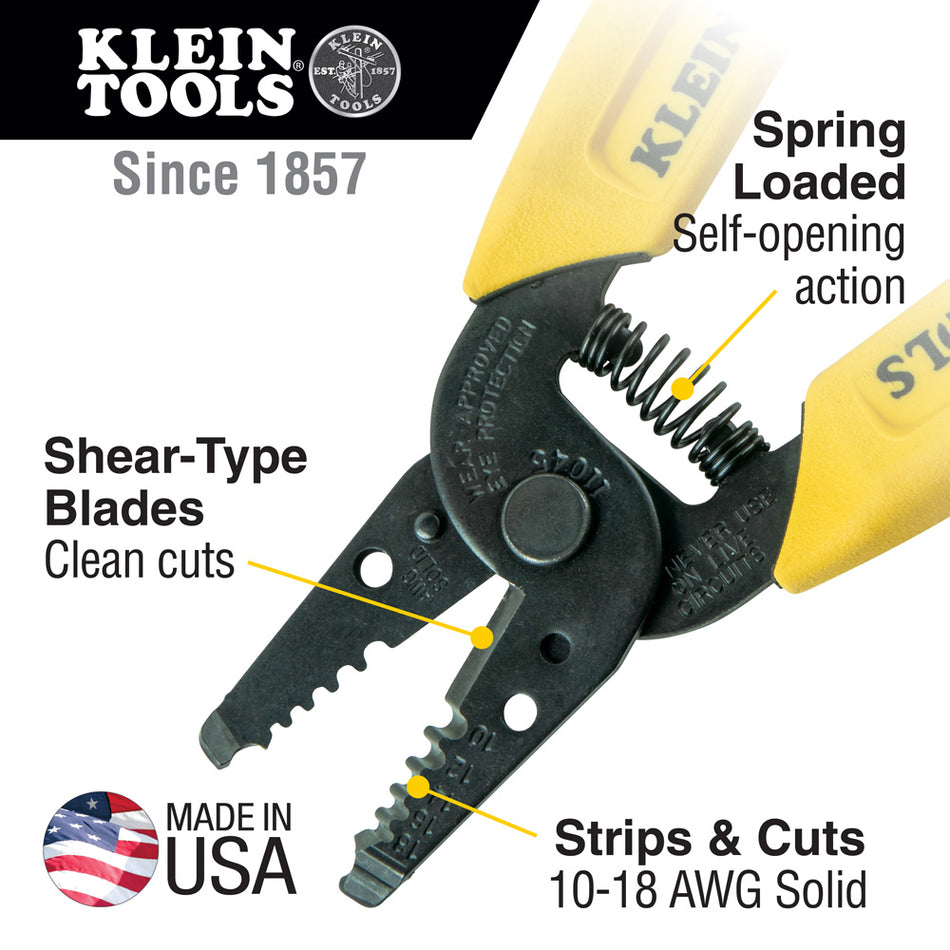 Wire Stripper/Cutter (solid wire from 10 to 18 AWG)