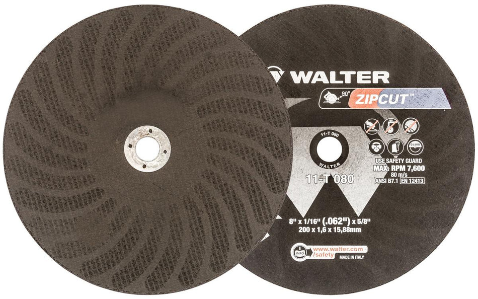 ZIPCUT, CUT-OFF WHEEL 8X1/16X5/8'' T1