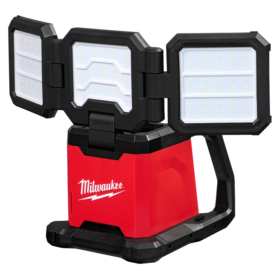 Projecteur à trois panneaux d’éclairage direct et de zone à double source d’alimentation M18MC ROVERMC