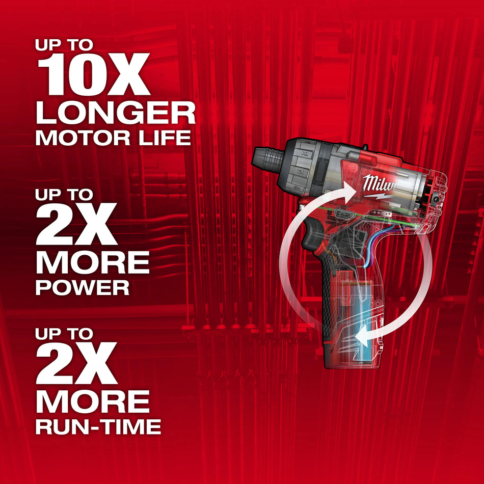 Kit tournevis 2SPD sans fil M12 FUEL 12 Volt Lithium-Ion sans balais