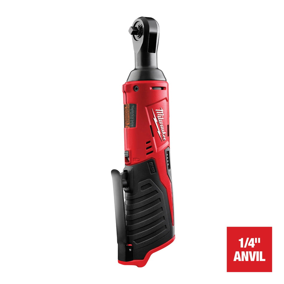 Clé à cliquet de 6 mm (1/4 po) sans fil M12MC à batterie au lithium-ion
