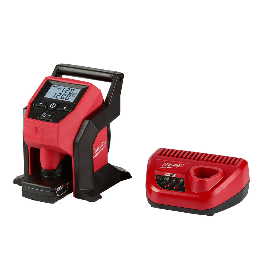 Kit de gonflage compact sans fil M12 12 volts au lithium-ion