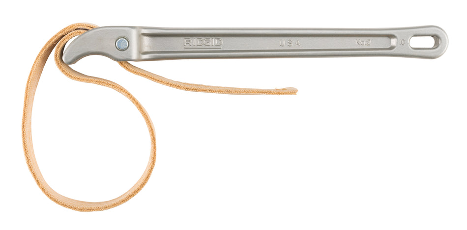 11 ¾ inch aluminum strap wrench with 17" x 1-1/8" strap