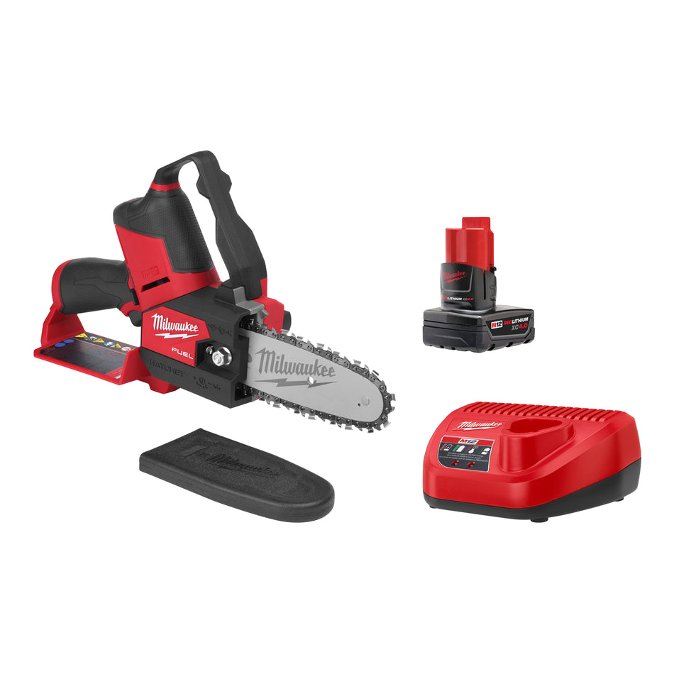 M12 FUEL 12-Volt Lithium-Ion Brushless HATCHET 6 in. Pruning Saw Kit