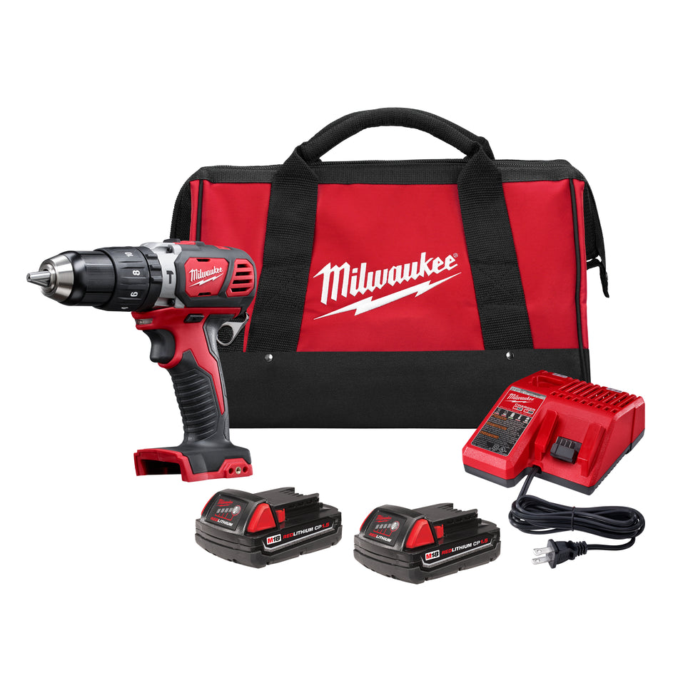 Ensemble de marteau perforateur/visseuse de 13 mm (1/2 po) compact M18MC