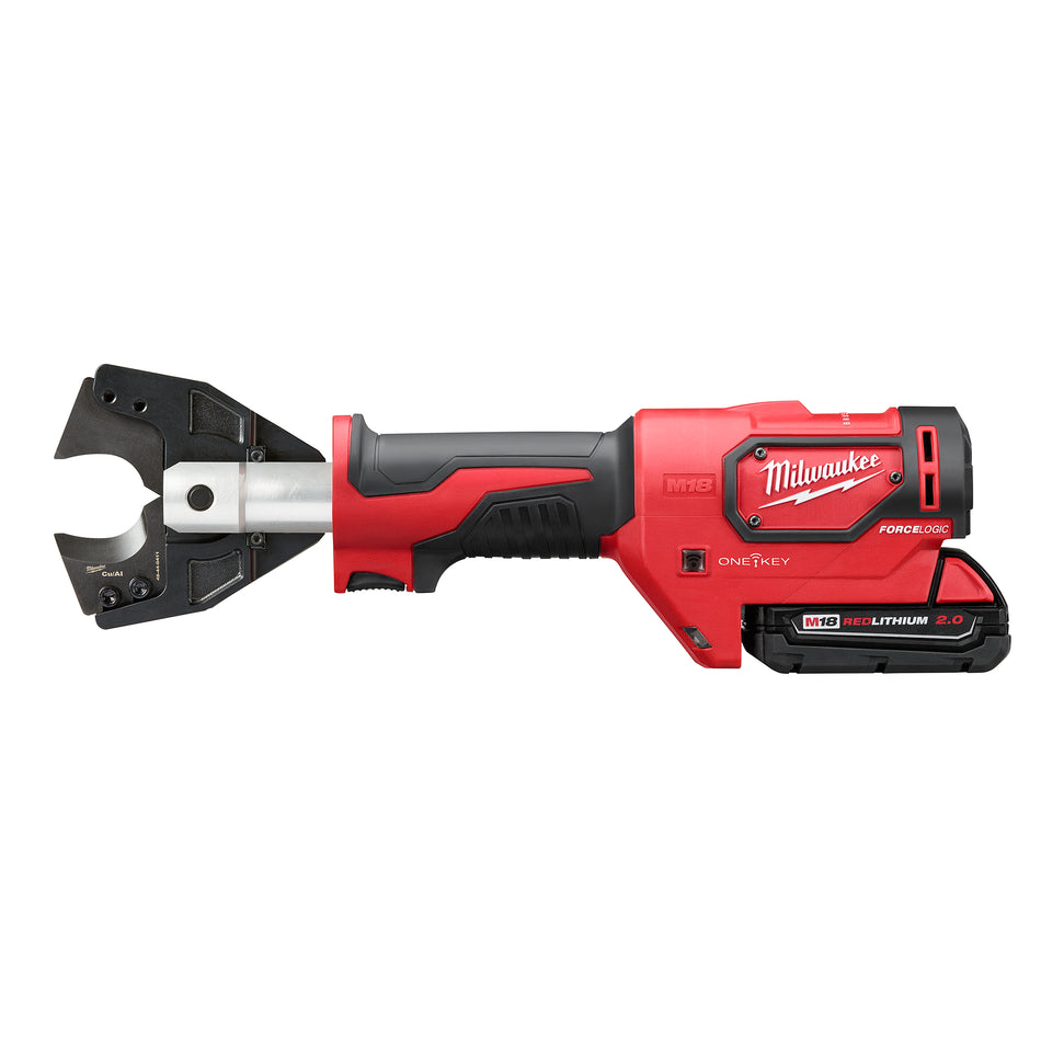 Ensemble de coupe-câble M18MC FORCE LOGICMC avec mâchoires pour câble de cuivre de 750 MCM