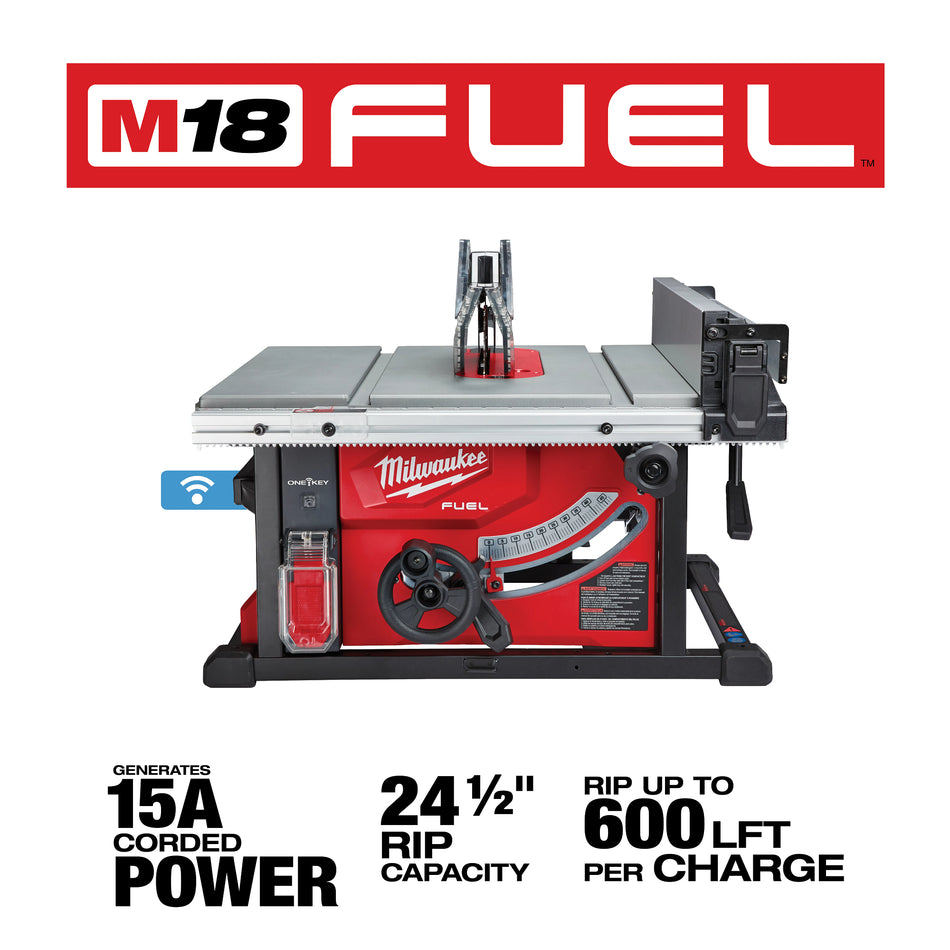 Scie circulaire à table de 8-1/4 po M18 FUELMC avec ONE-KEYMC
