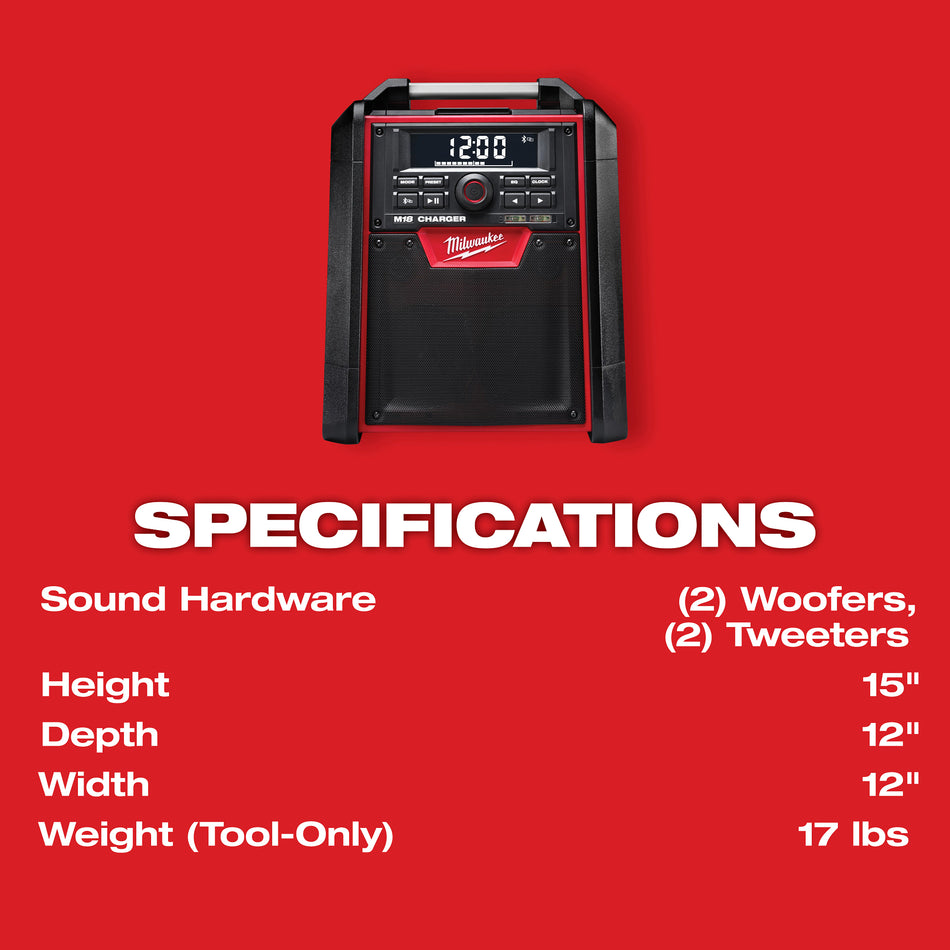 Radio/chargeur de chantier M18MC