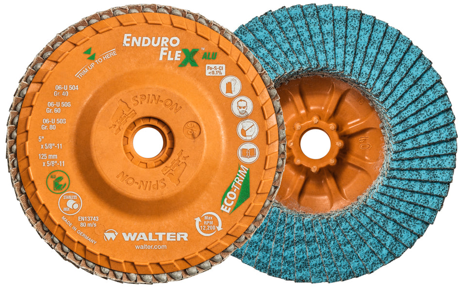 5'' GR80 ENDURO-FLEX ALU, SPIN-ON
