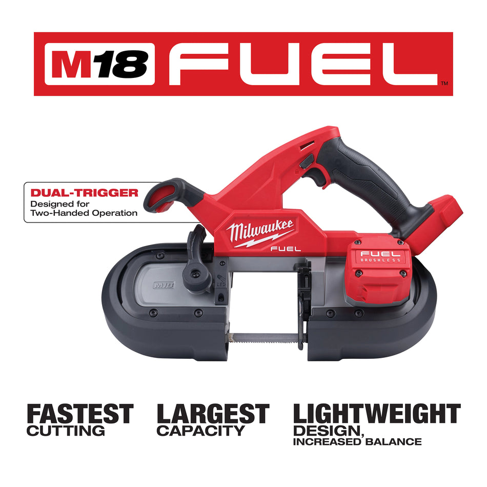 Scie à ruban compacte à gâchette double M18 FUELMC (outil seul)