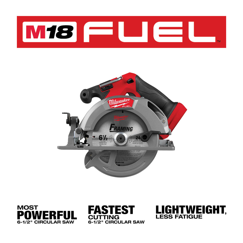 Scie circulaire de 6 1/2 po M18 FUELMC