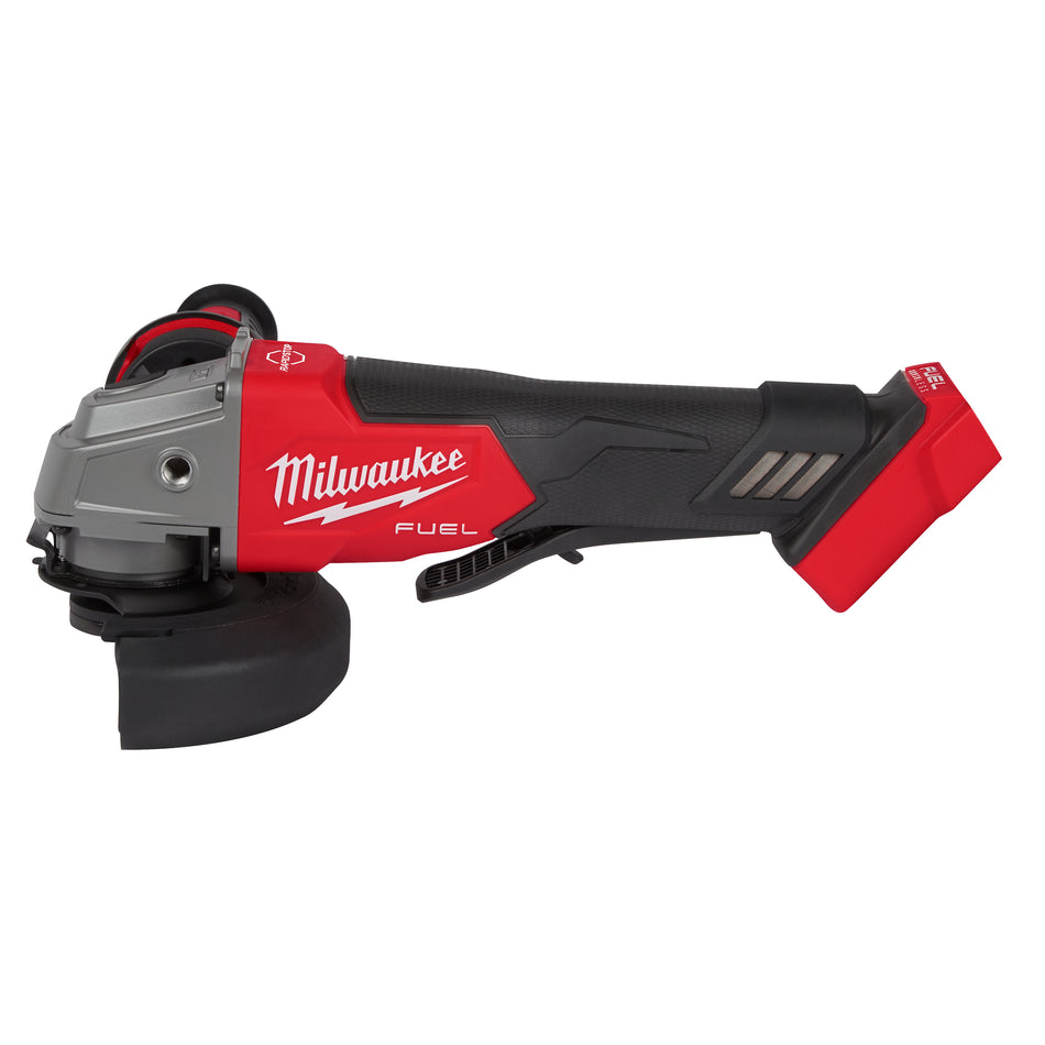 M18 FUEL 18 Volt Lithium-Ion Brushless Cordless 4-1/2 in. / 5 in. Paddle Switch Angle Grinder, No-Lock - Tool Only