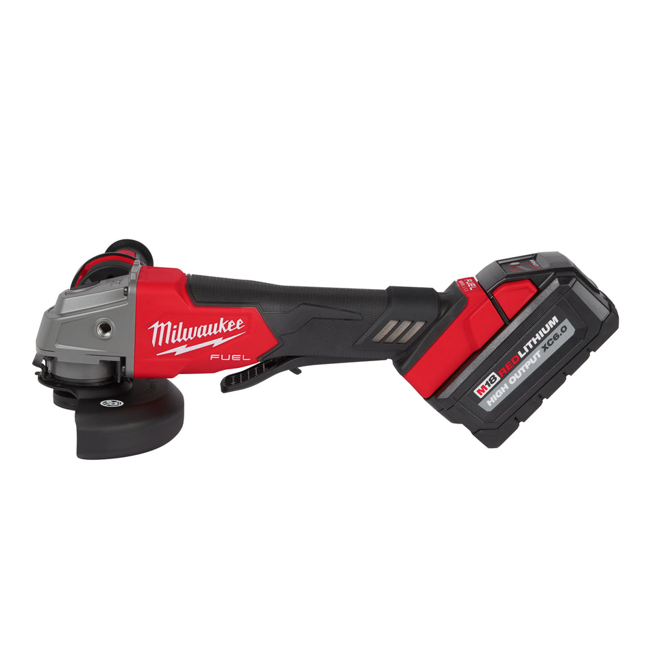 M18 FUEL 18 Volt Lithium-Ion Brushless Cordless 4-1/2 in. / 5 in. Paddle Switch Grinder, No-Lock Kit