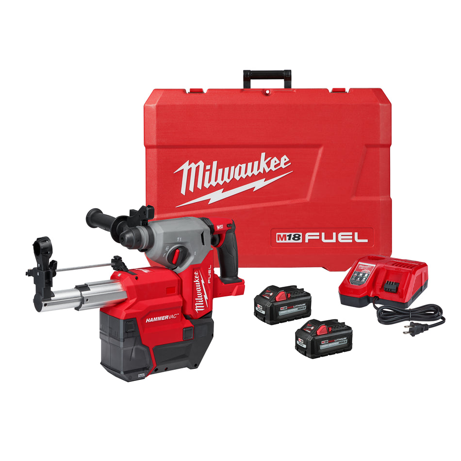 Kit de marteau rotatif SDS Plus de 1 po M18 FUELMC avec dépoussiéreur