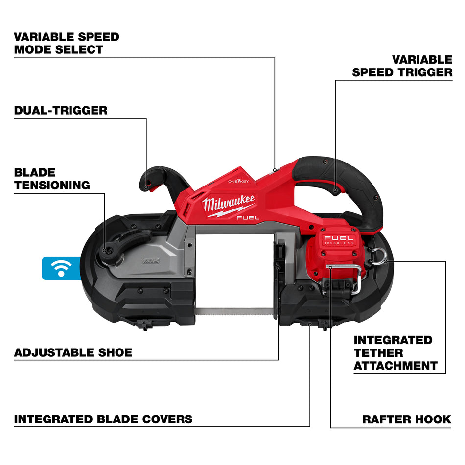 M18 FUEL™ Deep Cut Dual Trigger Band Saw w/ ONE-KEY™