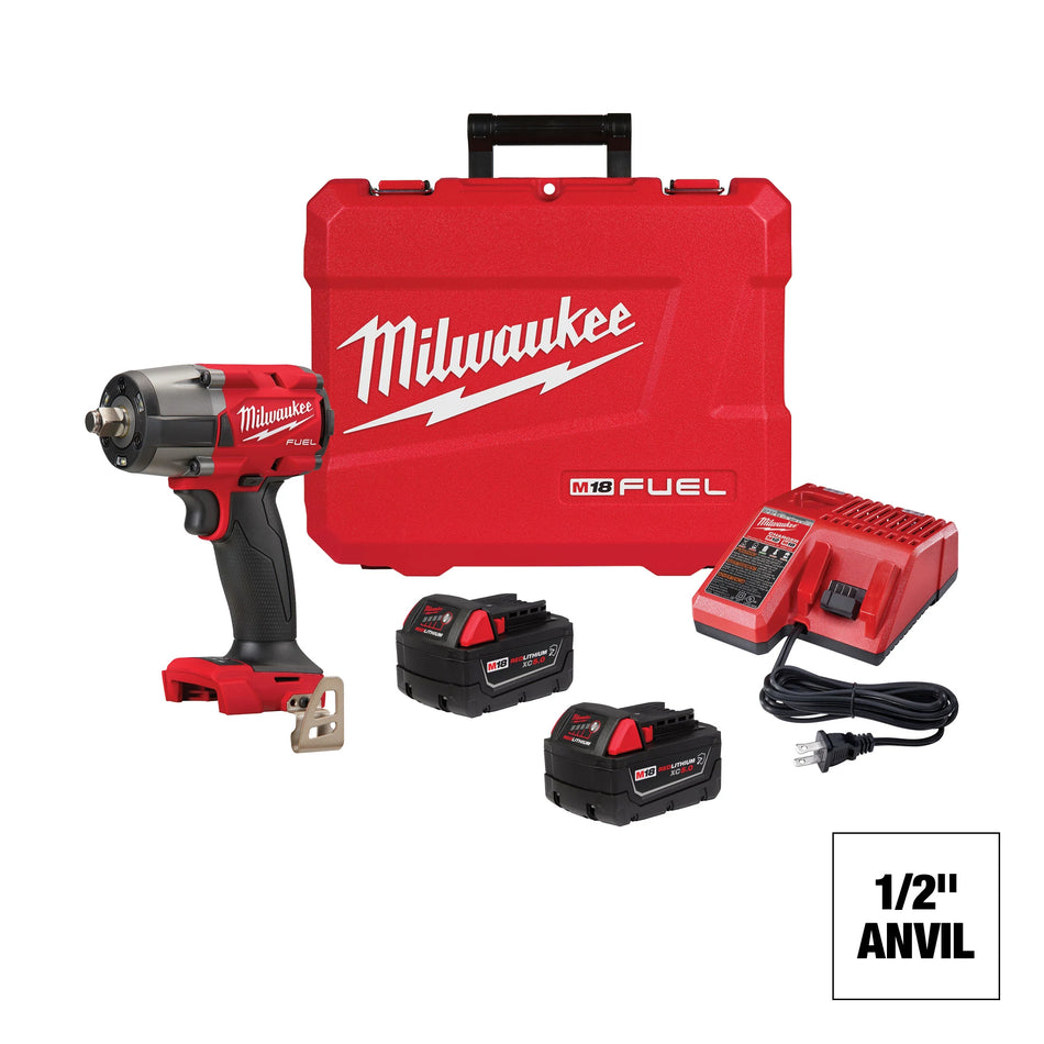 Clé à chocs à couple moyen de 1/2 po M18 FUELMC avec kit de bague de friction