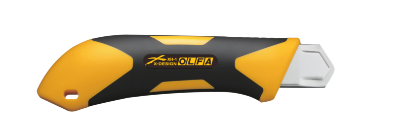OLFA 25mm XH-1 Fiberglass Rubber Grip Ratchet-Lock Knife