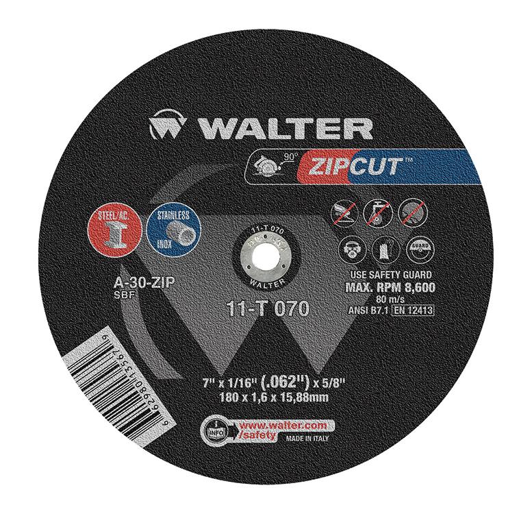 ZIPCUT, CUT-OFF DISC 7X1/16X5/8'' T1