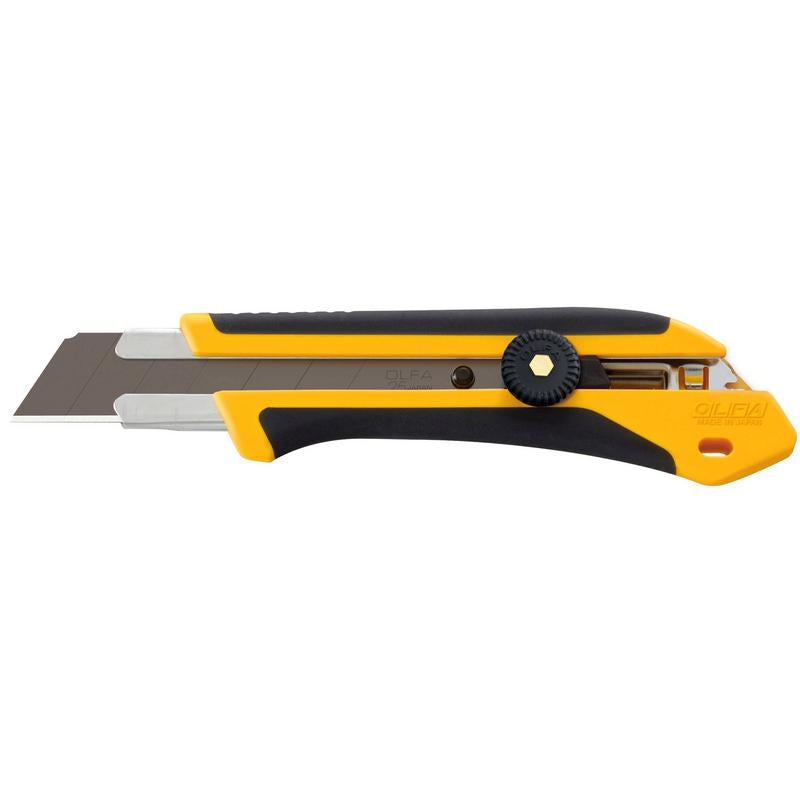OLFA 25mm XH-1 Fiberglass Rubber Grip Ratchet-Lock Knife