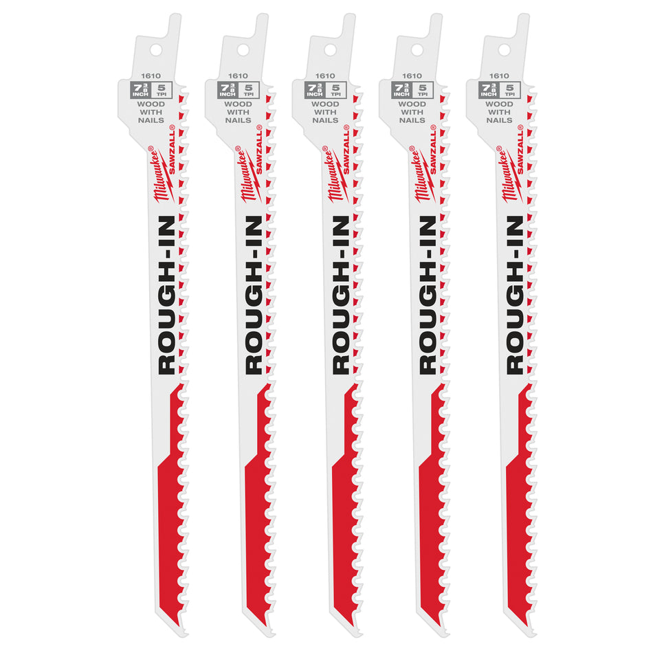 SAWZALL® Rough-In Blade 5PK
