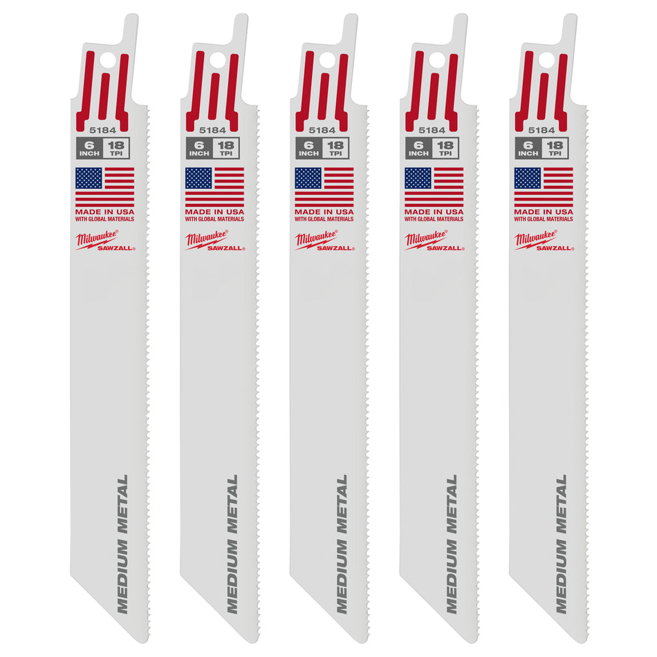 Lame de scie alternative 6 po x 18 DPP