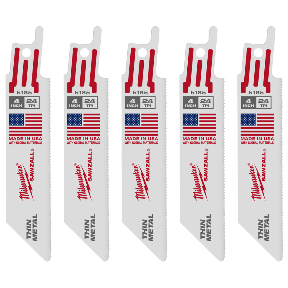 4 in. 24 TPI Reciprocating Saw Blade