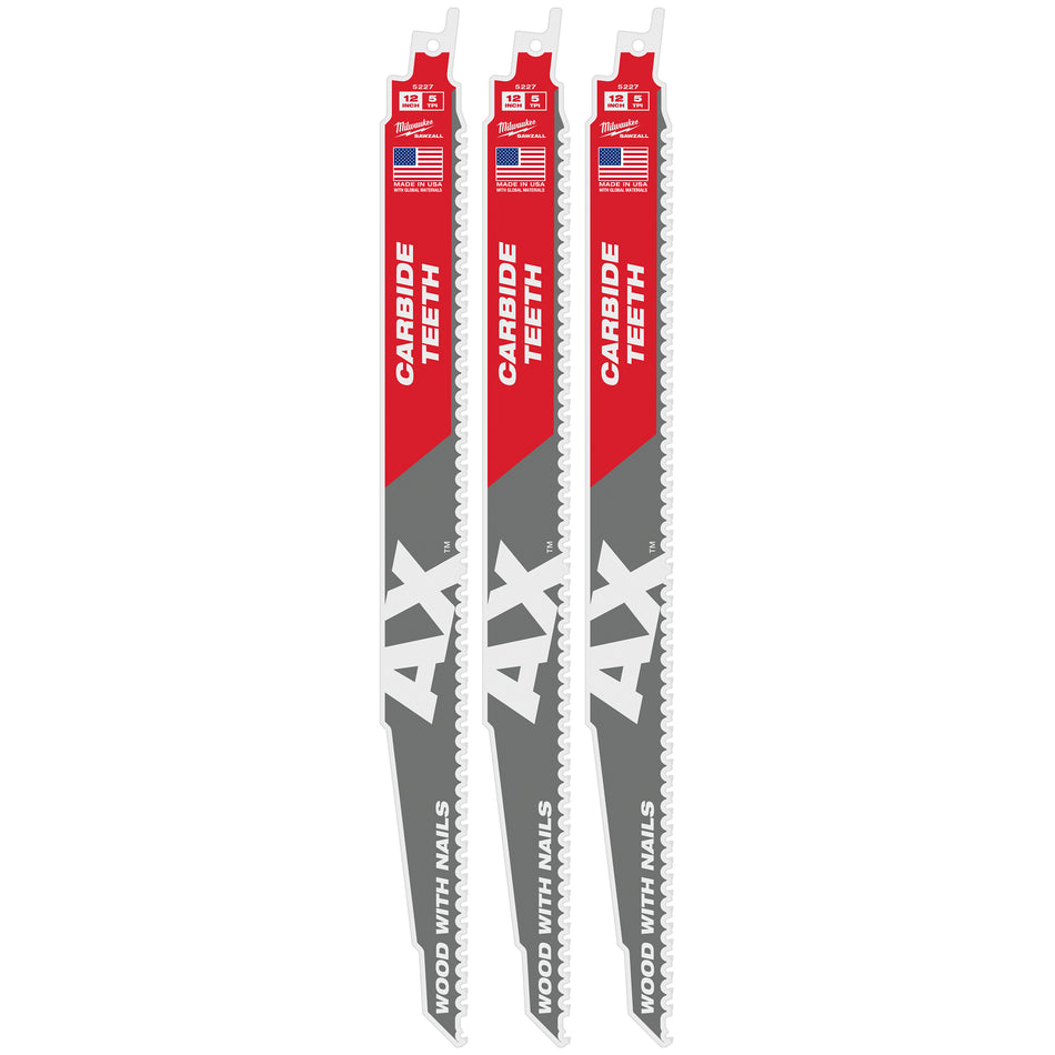 Lame de scie alternative Ax™ 12 po x 5 DPP