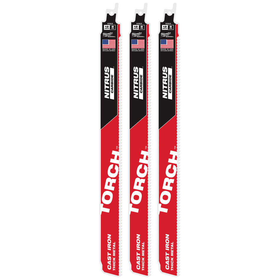 12 po 7TPI The TORCH pour CAST IRON avec NITRUS CARBIDE 1PK