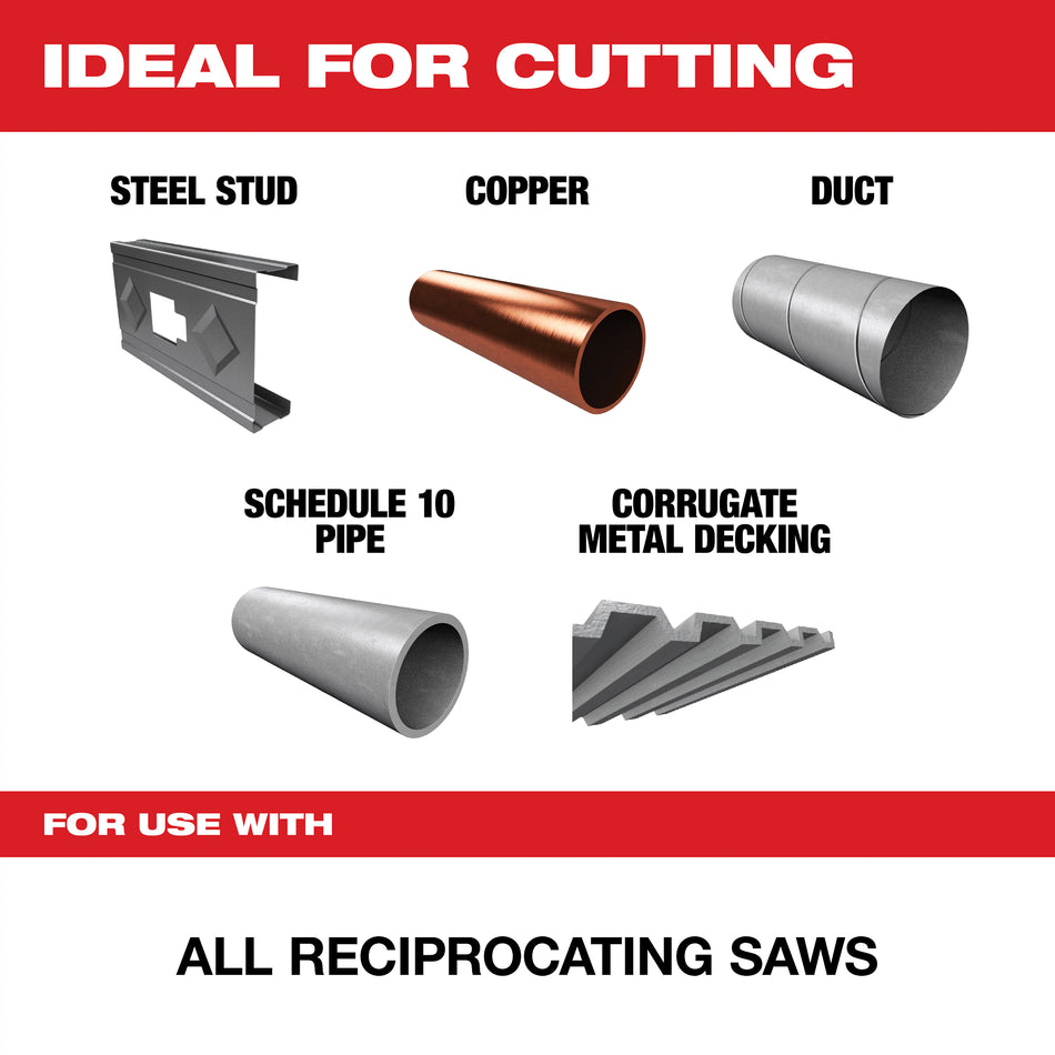 4 in. 24 TPI Reciprocating Saw Blade