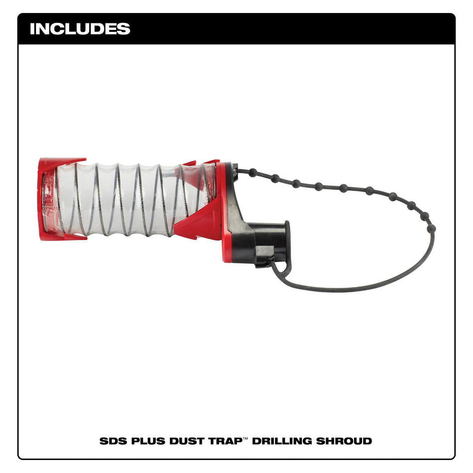SDS-Plus DUST TRAP™ Drilling Shroud