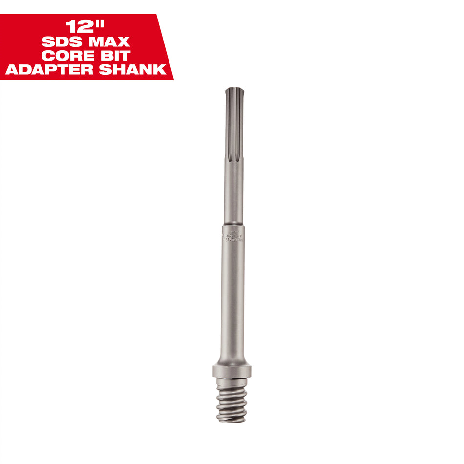 SDS-Max Thick Wall Core Bit 12 po. Queue d'adaptateur