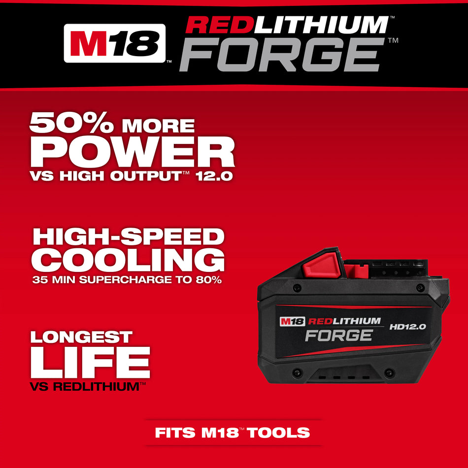 Bloc-pile M18MC REDLITHIUMMC FORGEMC HD12.0