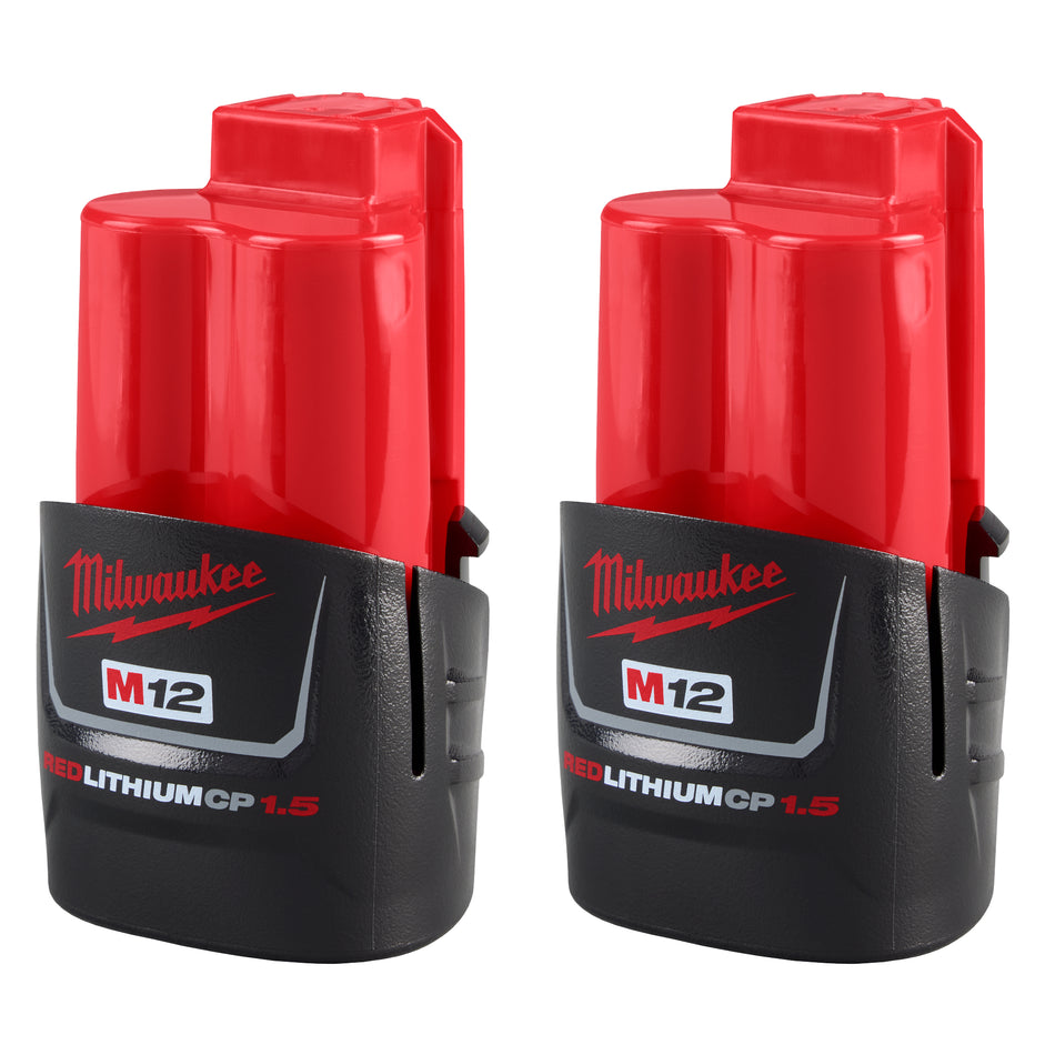 Paquet de deux batteries compactes M12 REDLITHIUMMC