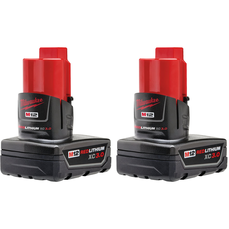 Paquet de deux batteries M12 REDLITHIUMMC XC