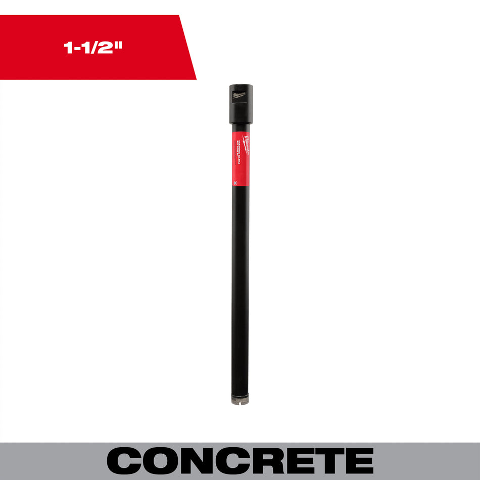 1-1/2 in. Diamond Wet Core Drill Bit Ultra Wet Diamond Core Drill