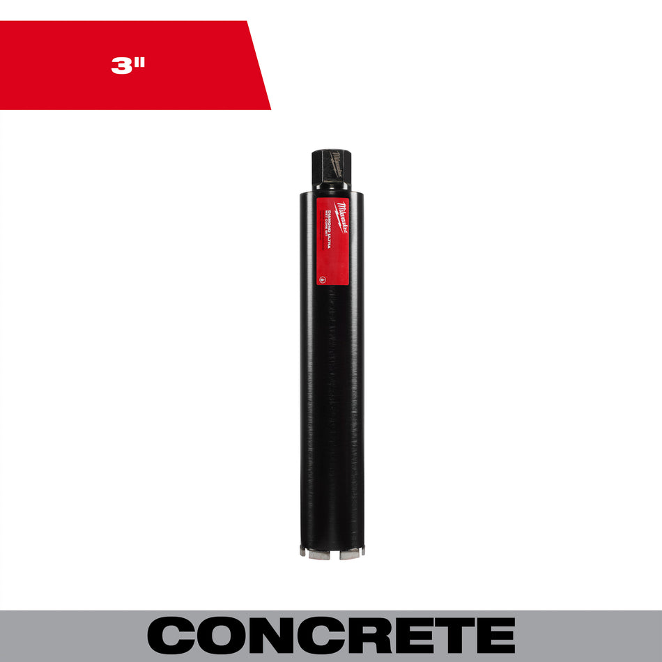3 pc Diamond Ultra Wet Core Drill