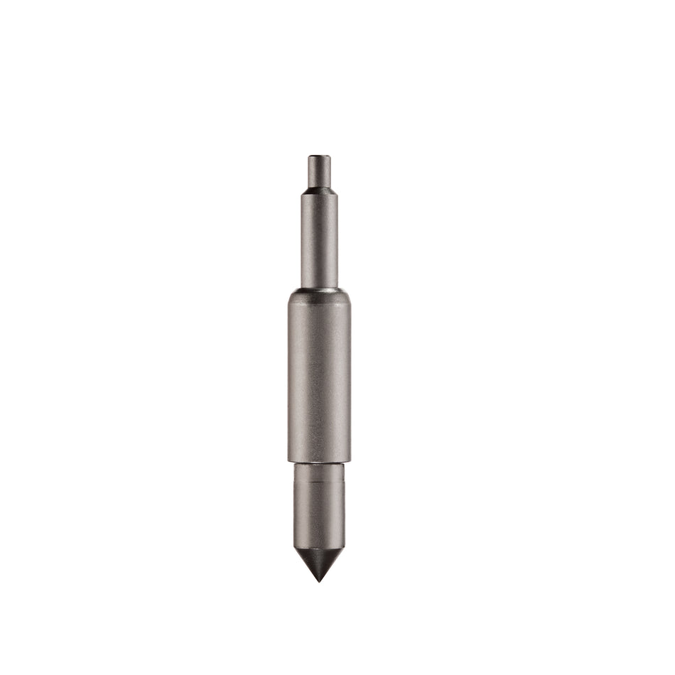 Centering pin for large thin-walled hole saws