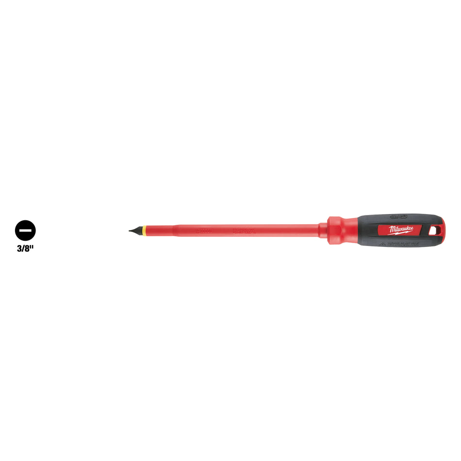 3/8 in. Slotted Screwdriver - 8 in. Insulated 1000V
