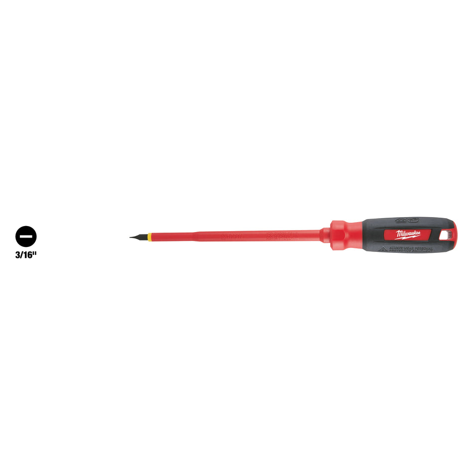 3/16 in. Cabinet - 6 in. 1000V Insulated Screwdriver