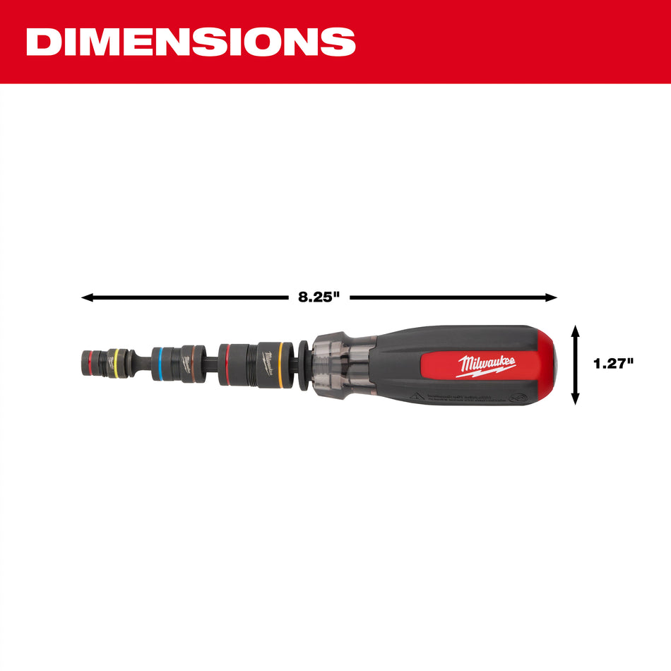 Tournevis à douilles multiples avec tourne-écrous aimantés SHOCKWAVE Impact DutyMC