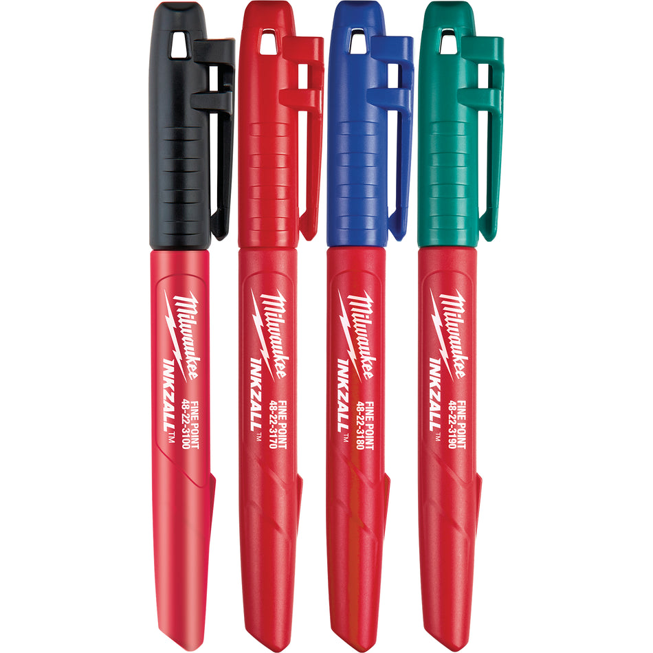INKZALL™ Marqueurs de couleur à pointe fine (Pack de 4)