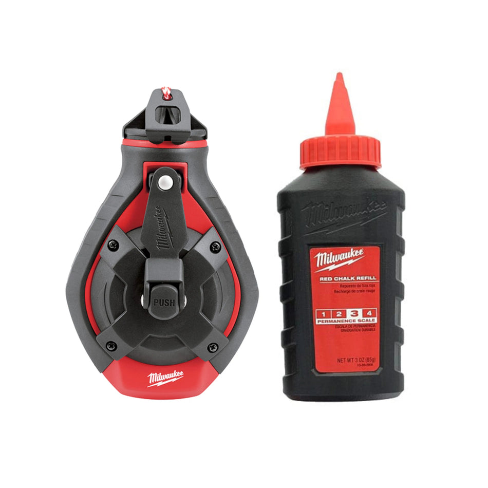 100ft chalk line with red chalk