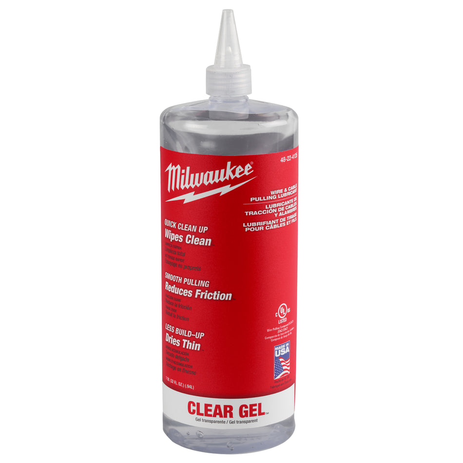 Lubrifiant en gel transparent de tirage pour câbles et fils