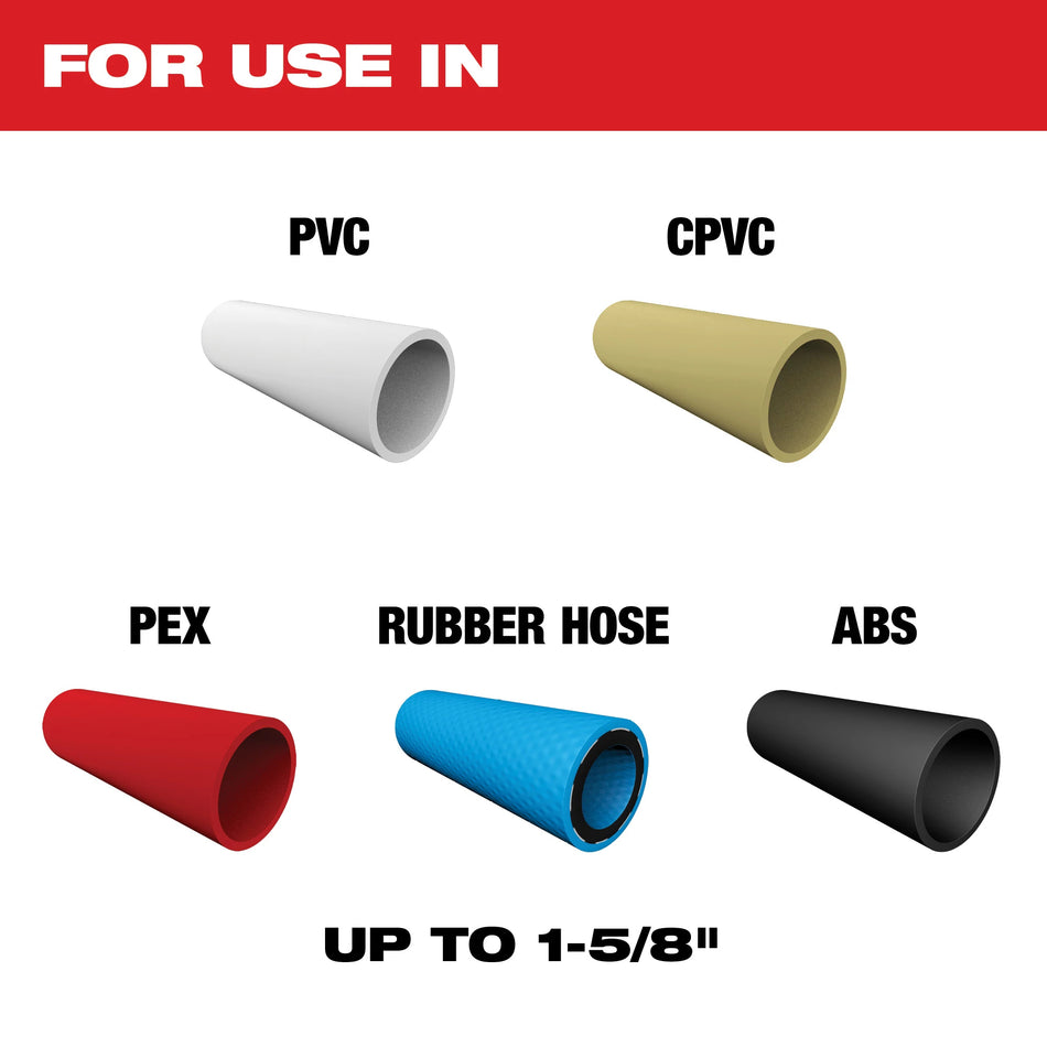 1-5/8" (4.1 cm) Ratchet Pipe Cutter