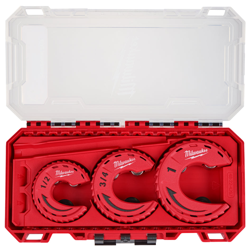 Set of 3 close-quarters tubing cutters