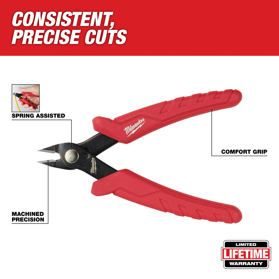Mini-pince coupe-fils affleurante