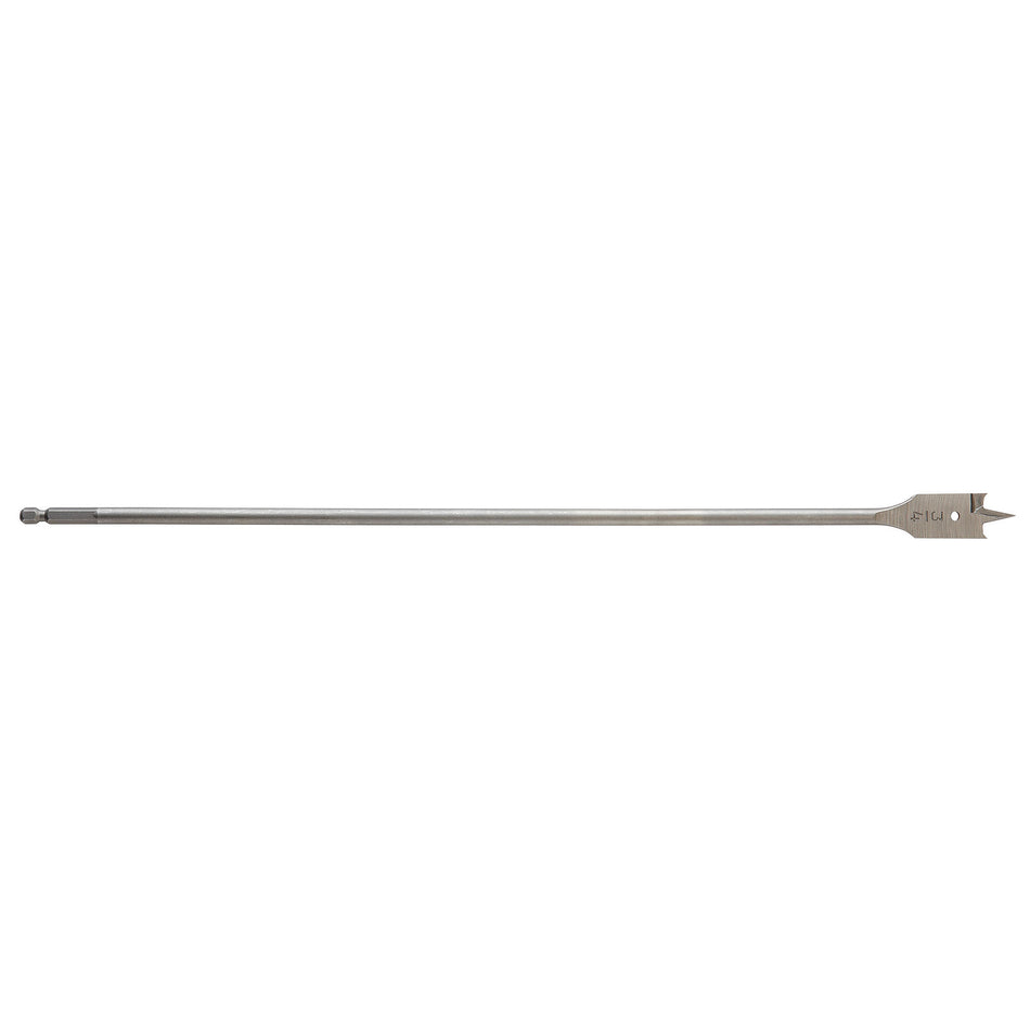 Mèche d'alésage plate 3/4 po x 16 po Embout d'alésage plat