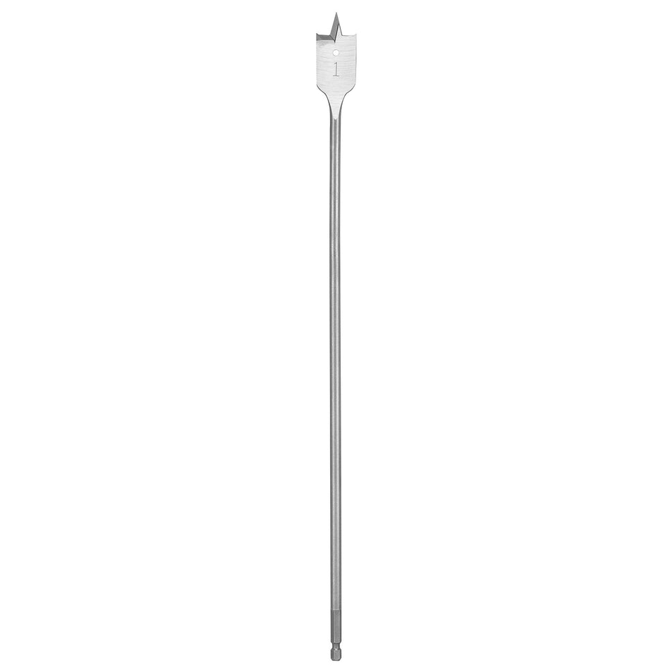 Foret plat de 1 po x 16 po Embout d'alésage plat