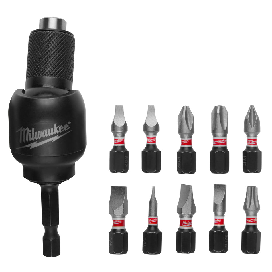 SHOCKWAVE IMPACT DRIVER BITS, 30-DEGREE COUNTERSINK BITS, 11-PIECE SET